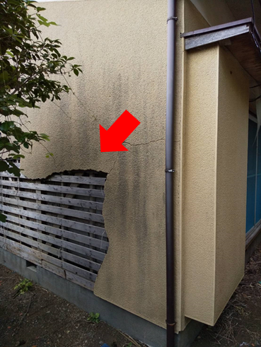 沼津外壁くずれ