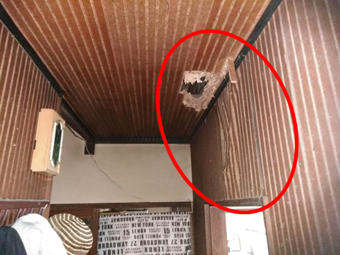 沼津台風被害天井落下