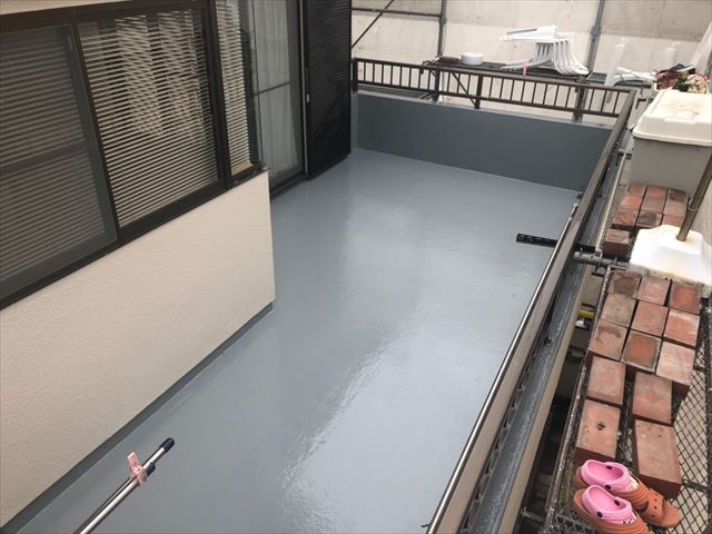 沼津市ベランダ防水完成