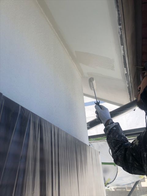 沼津市軒天塗装