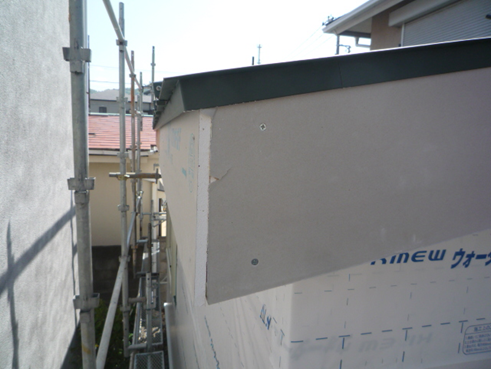 沼津増築ケイカル板