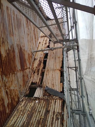 熱海外階段劣化