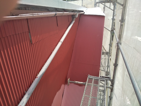 熱海外階段塗装