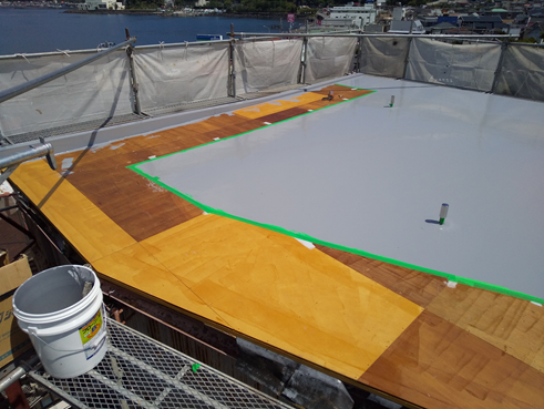 熱海ウレタン防水屋上