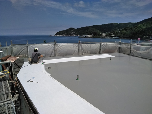 熱海台風被害ウレタン坊水