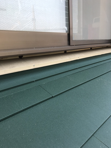 伊豆市葺き替え雨押え板金