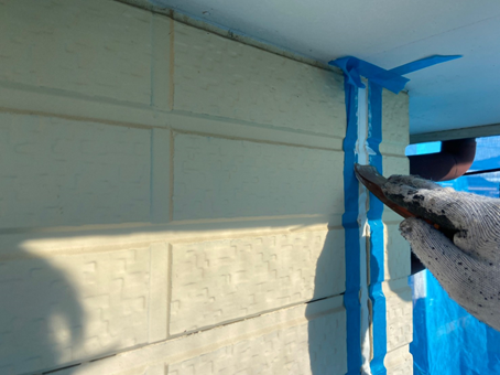 三島市外壁コーキング塗装