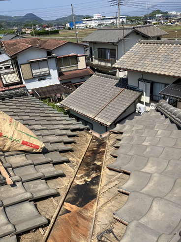 伊豆の国市雨漏り下地補修