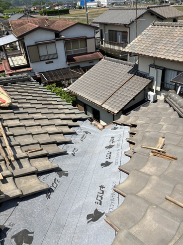 伊豆の国市雨漏り防水紙