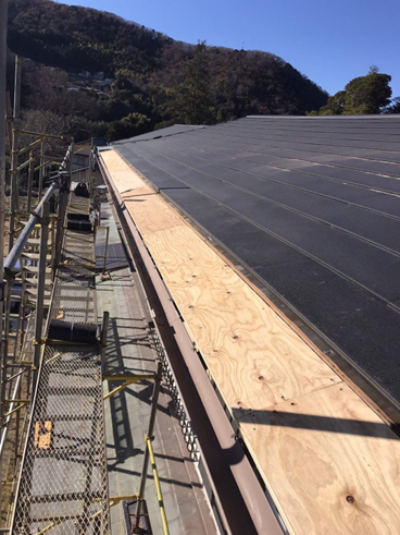 伊豆市屋根補修葺き替え