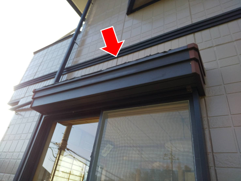函南町外壁調査雨戸