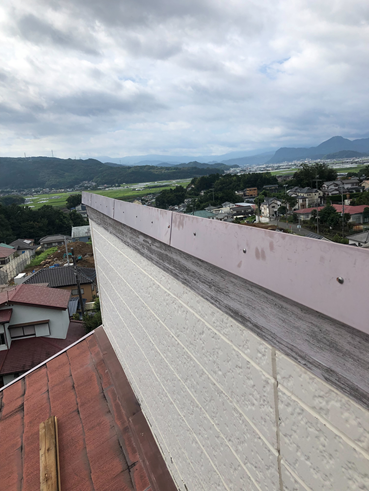 函南町棟板金補修完了