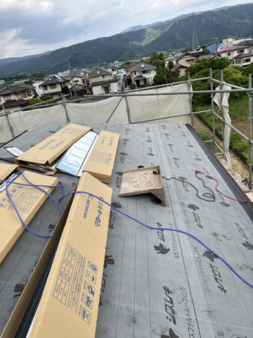 函南町葺き替え荷揚げ