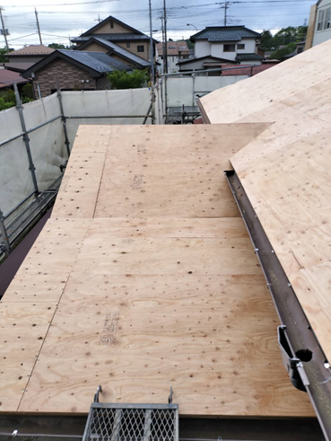 小山町 雨漏り野地板