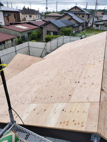 小山町 葺き替え 野地板