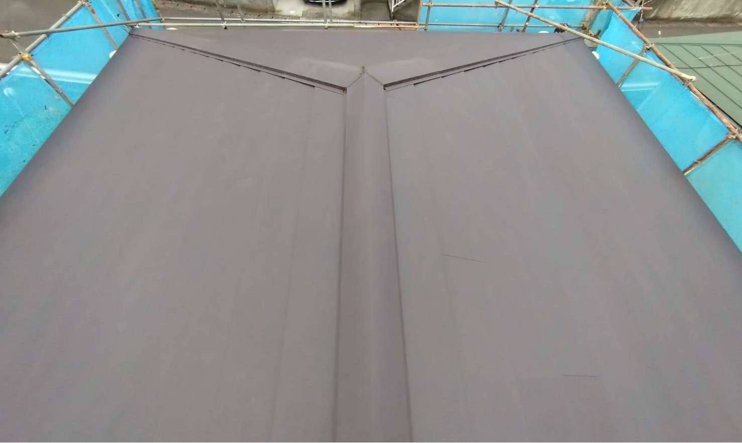 屋根カバー工事施工後