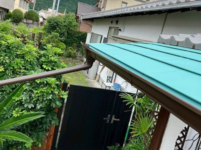 軒樋交換施工後