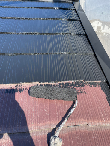 沼津屋根塗装スレート下塗り