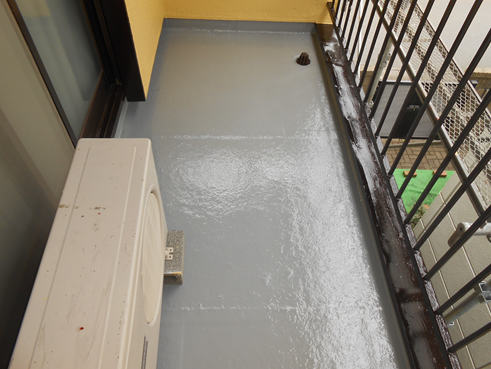 沼津市ベランダトップコート