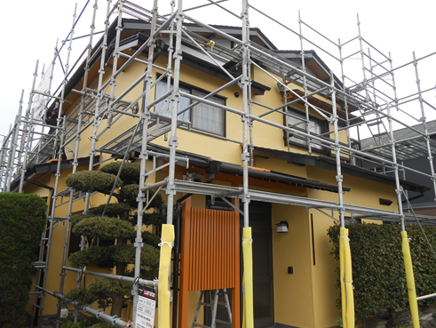足場解体