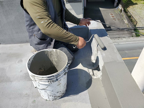 沼津市屋上防水下処理