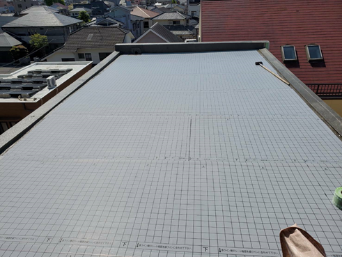 沼津市屋上防水通気緩衝シート