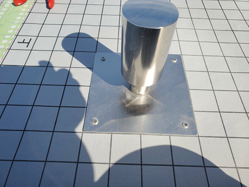 沼津市屋上防水脱気筒