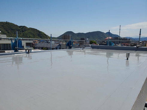 沼津市ビル屋上防水完工