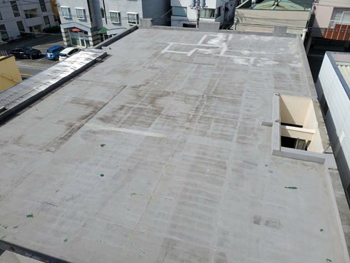 沼津市屋上防水下地処理