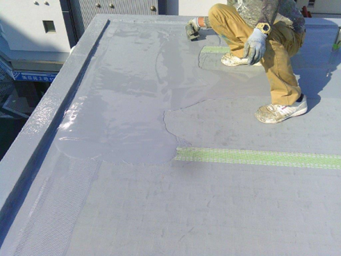 沼津市屋上ウレタン塗布