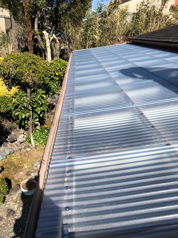 沼津市物置屋根張替後