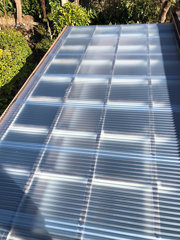 沼津市物置屋根張替完工