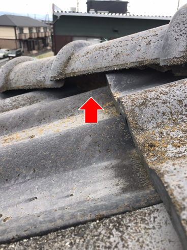 沼津市瓦屋根調査浮き