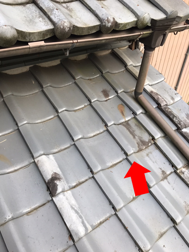 沼津市瓦ズレ手直し雨漏り