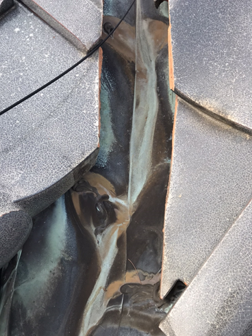 沼津市瓦屋根雨漏り谷板金