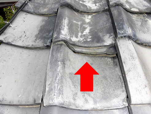 沼津市瓦屋根雨漏り