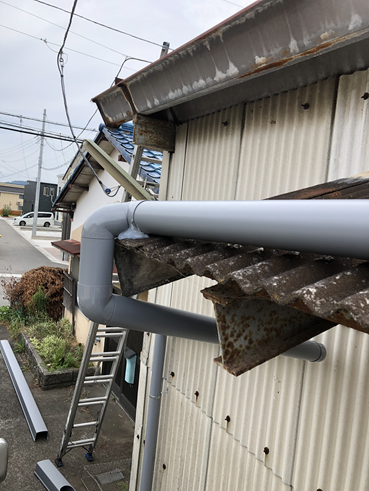 沼津市雨樋交換