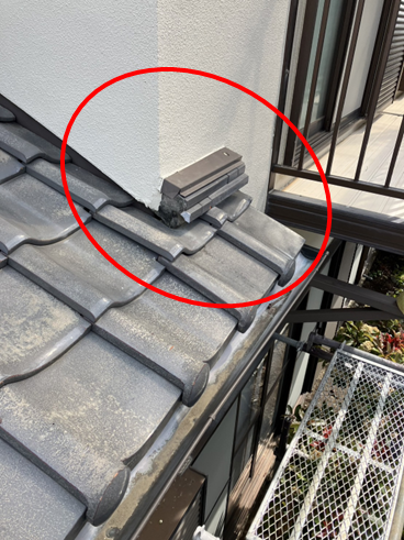 沼津市雨漏り瓦屋根