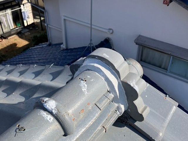 漆喰詰め直し後