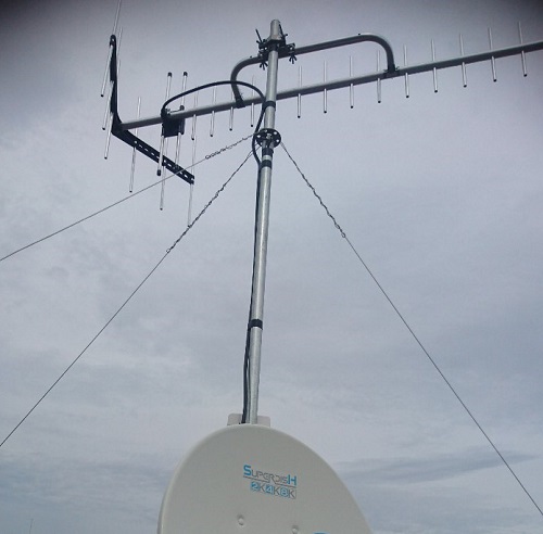 アンテナの修理