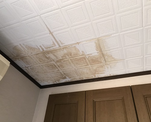 天井の雨漏り補修