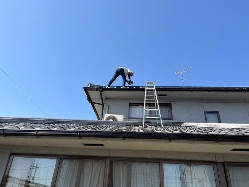 福山市にて２階天井から雨漏りしている戸建の調査