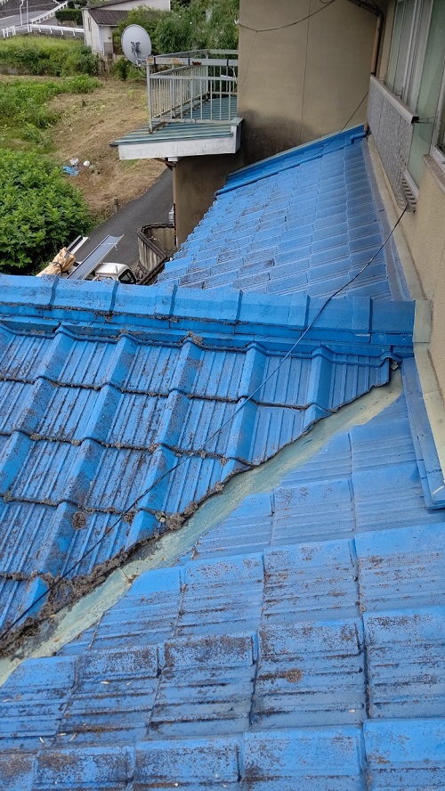 セメント瓦現状写真