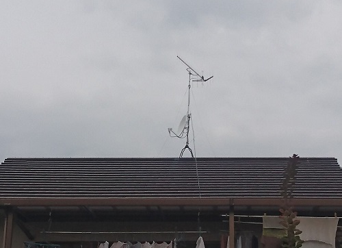 修理後のアンテナ