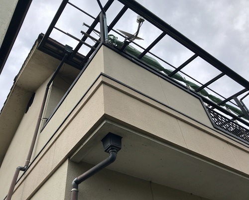 雨漏り補修パネル撤去後