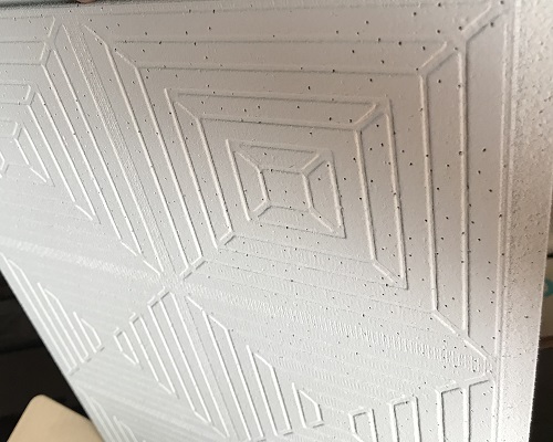 交換前の天井板