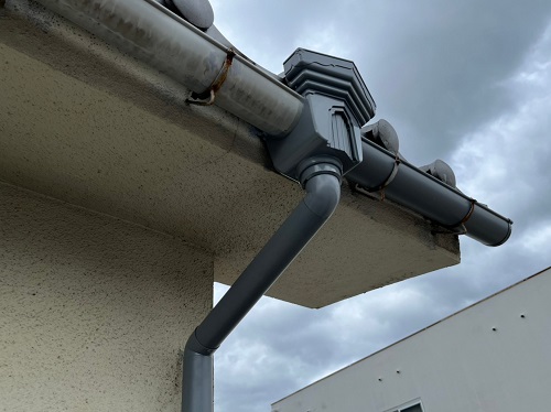 福山市ベランダ雨どい修理アフター