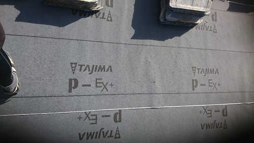 新しいルーフィング