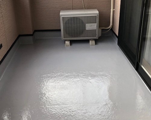ベランダ防水完工