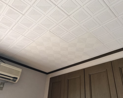 天井板交換後